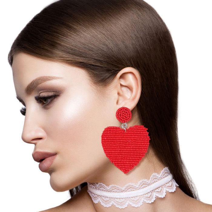 Buy Red Earrings for Women by Ornate Jewels Online | Ajio.com